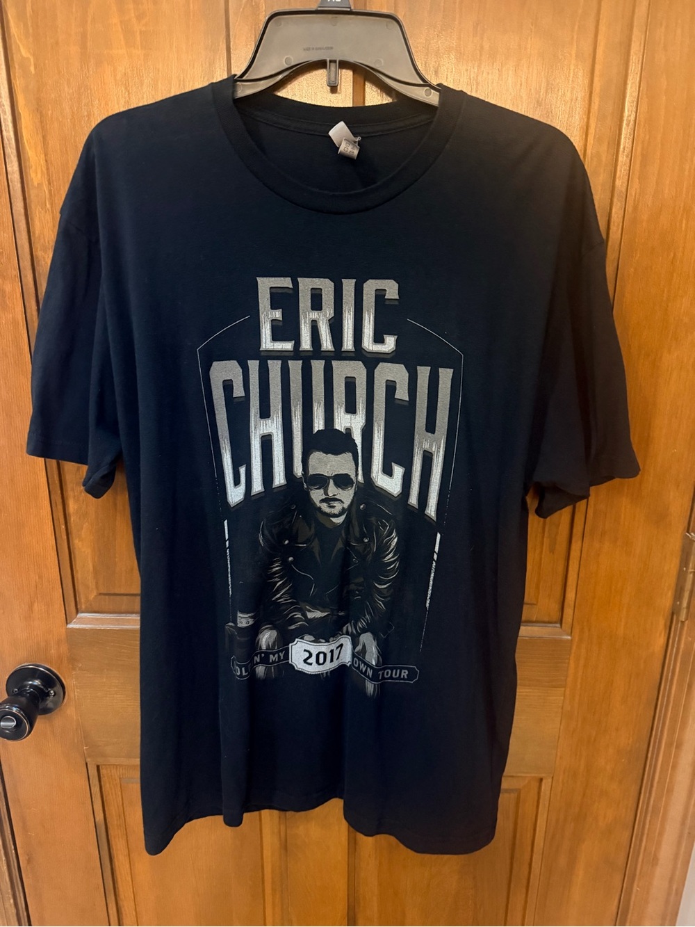 Eric Church 2017 Holdin’ My Own Black Short-Sleeve Graphic Tee - Men's